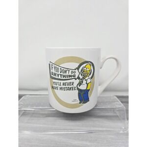 The Homer Simpsons Coffee Cup If You Dont‎ Do Anything Youll Never Make Mistakes